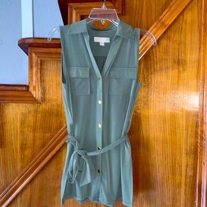 Michael Kors tunic tank top with belt size small